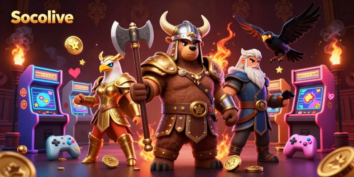 Socolive offers an immersive sports betting experience with dynamic characters and casino elements.