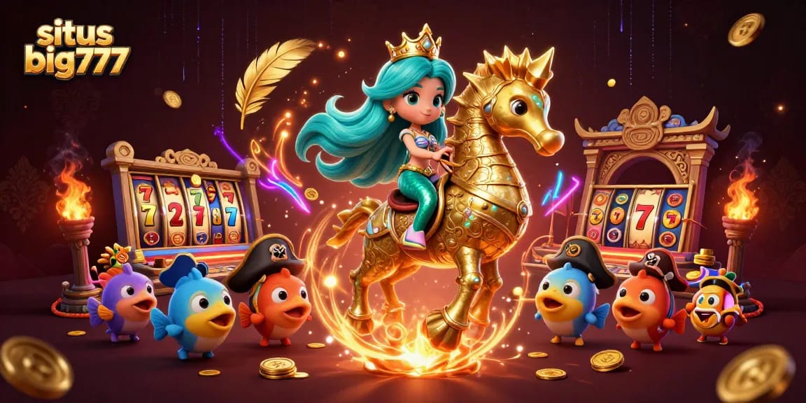 Engage with situs big777 by spinning vibrant slot reels in a magical underwater casino adventure.