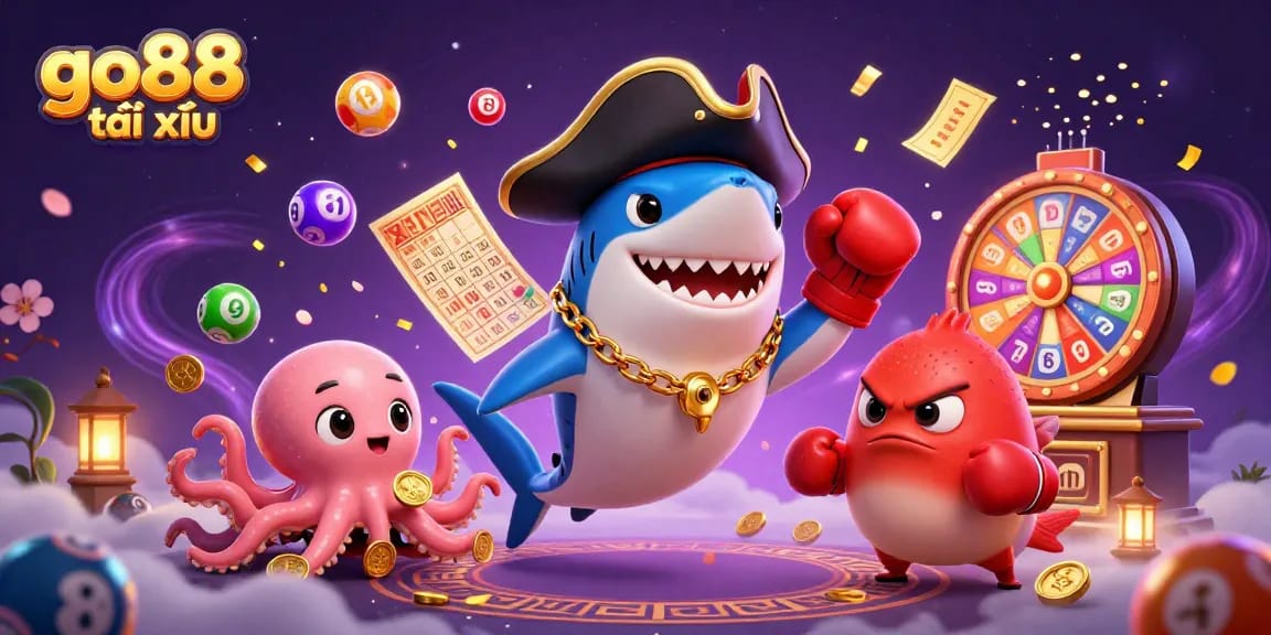 Experience the thrill with go88 tài xỉu's exciting game scene featuring vibrant characters and dynamic elements.
