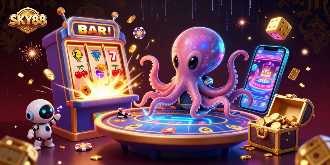 Engage with thrilling gameplay at SKY88 featuring a vibrant alien casino experience.