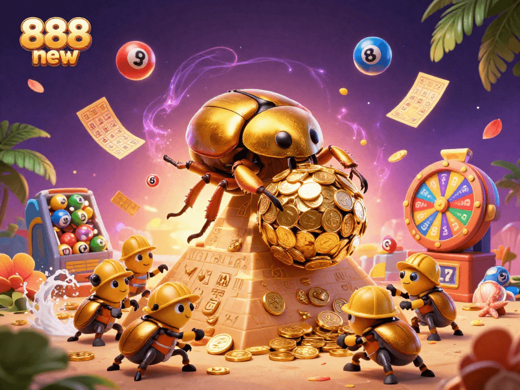 Engage in the 888 new lottery experience with vibrant games and golden treasures.
