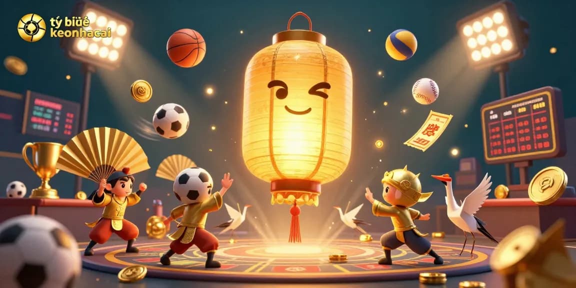 Engage with the latest tỷ lệ keonhacai at a vibrant sports betting casino featuring dynamic sports balls and champions.