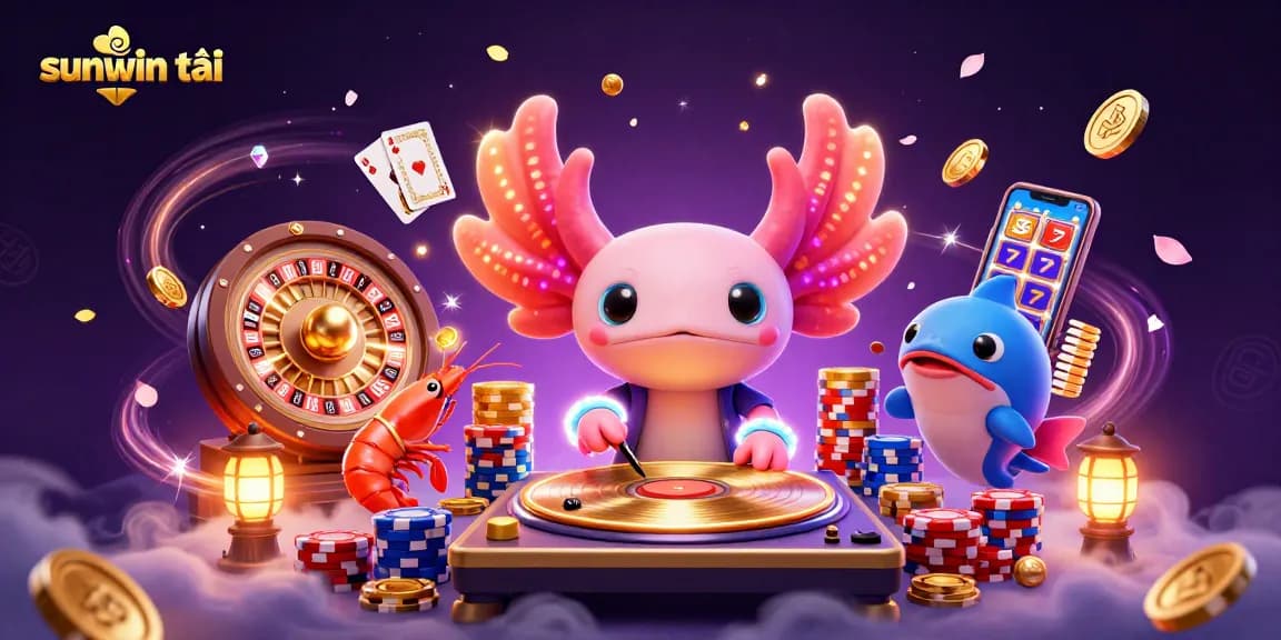 Experience the excitement of sunwin tải with vibrant casino characters and dynamic game elements.