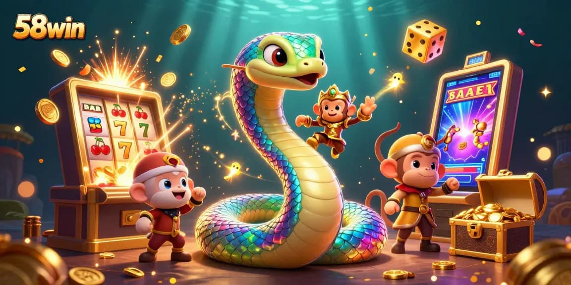 Experience the colorful 58win gaming world with exciting jackpots and vibrant characters.