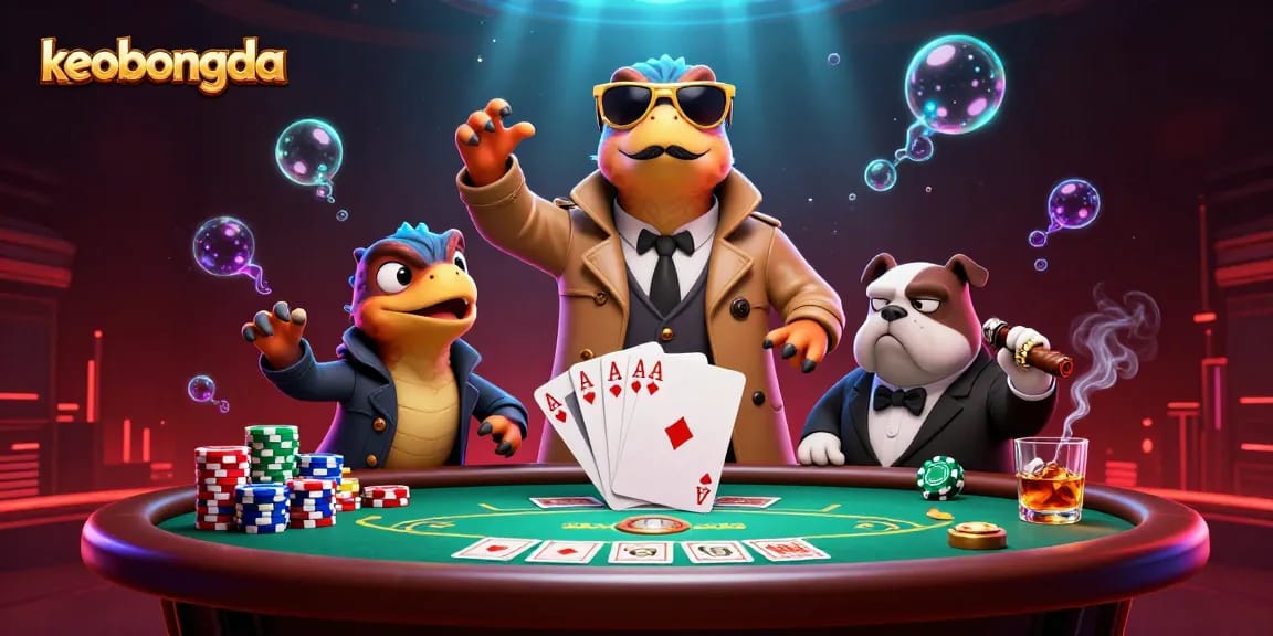 Experience thrilling action in keobongda's dynamic VIP casino with raptors and poker elements.