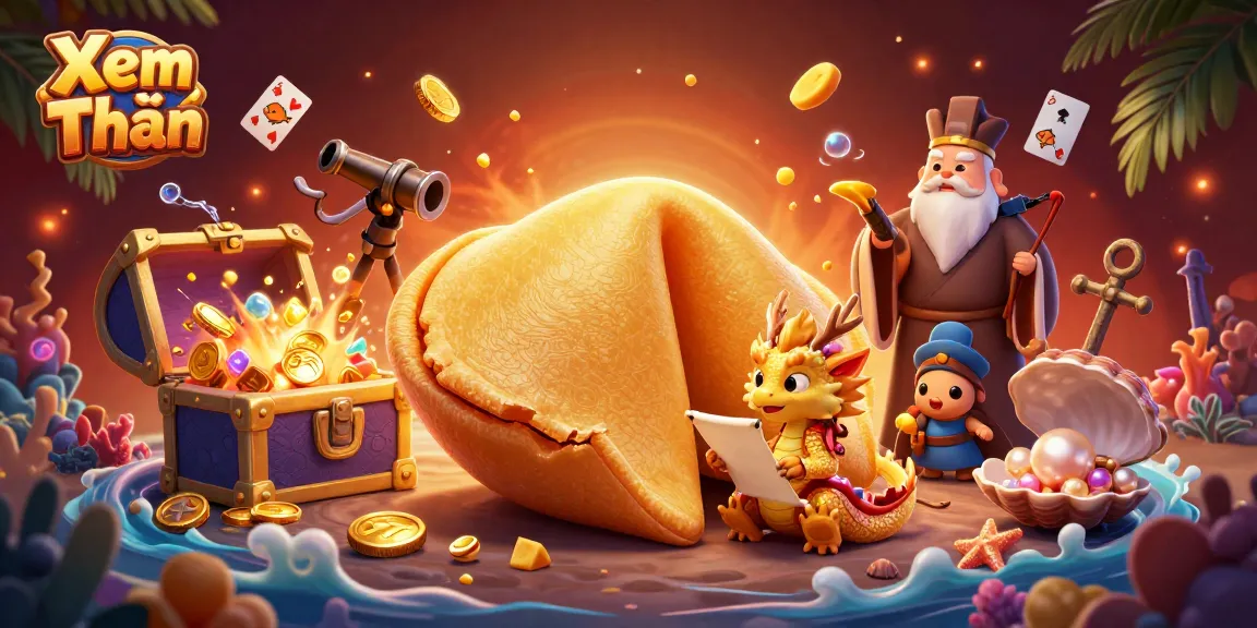 Xem Thêm enhances gameplay with colorful treasures and vibrant characters in a dynamic casino scene.