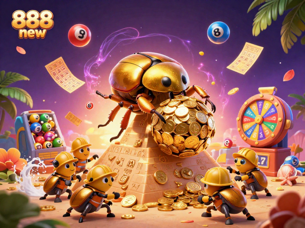 Engage in the 888 new lottery experience with vibrant games and golden treasures.