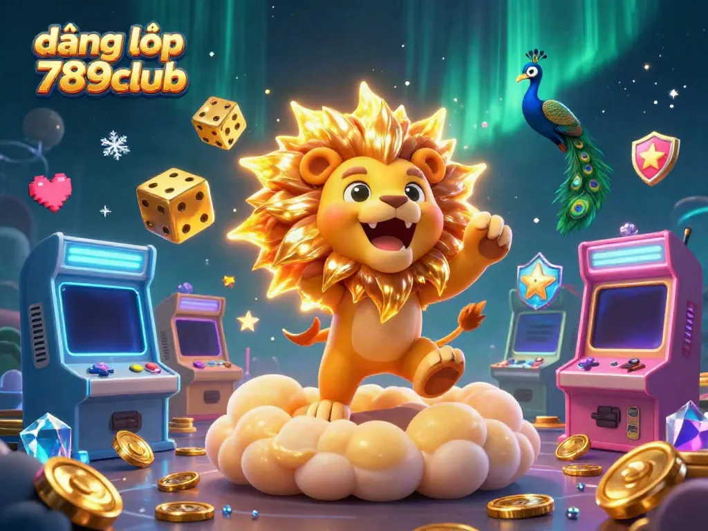 Engage in 登入 789club with a vibrant 3D scene featuring dynamic characters and casino elements.