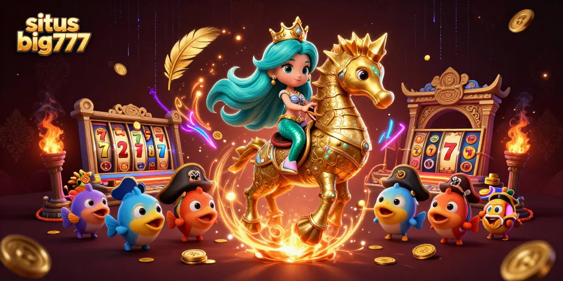 Engage with situs big777 by spinning vibrant slot reels in a magical underwater casino adventure.