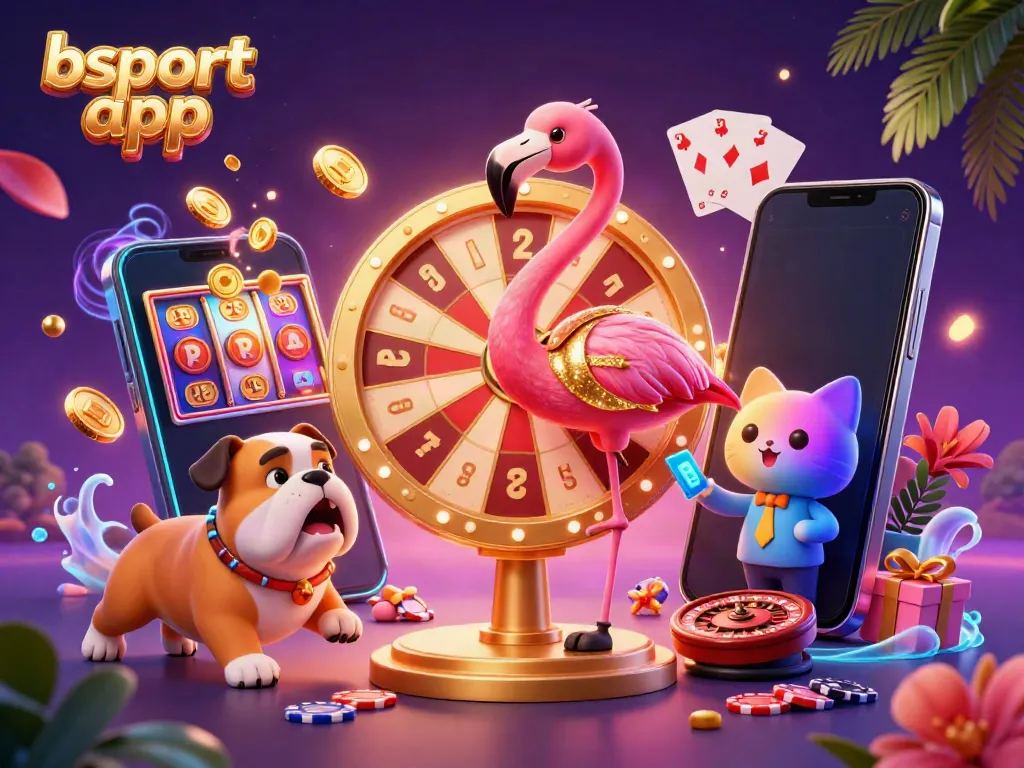 Spin the prize wheel with excitement while enjoying the bsport app gaming experience in vivid detail.