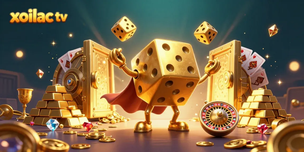 Experience immersive gameplay with xoilac tv in a vibrant 3D casino scene full of energy.