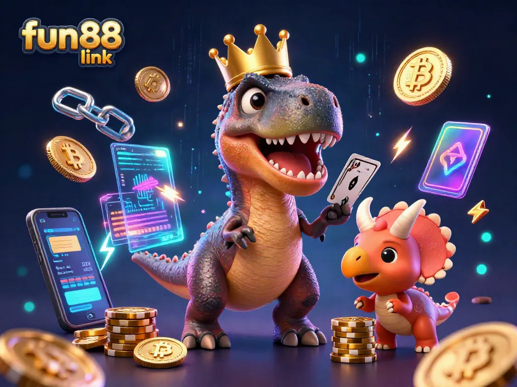 Engage with the fun88 link and enjoy vibrant 3D casino action featuring lively characters and digital gambling elements.